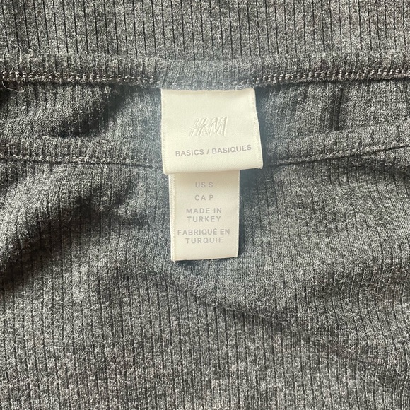 H&M Heather Grey Ribbed Dress - Picture 3 of 4